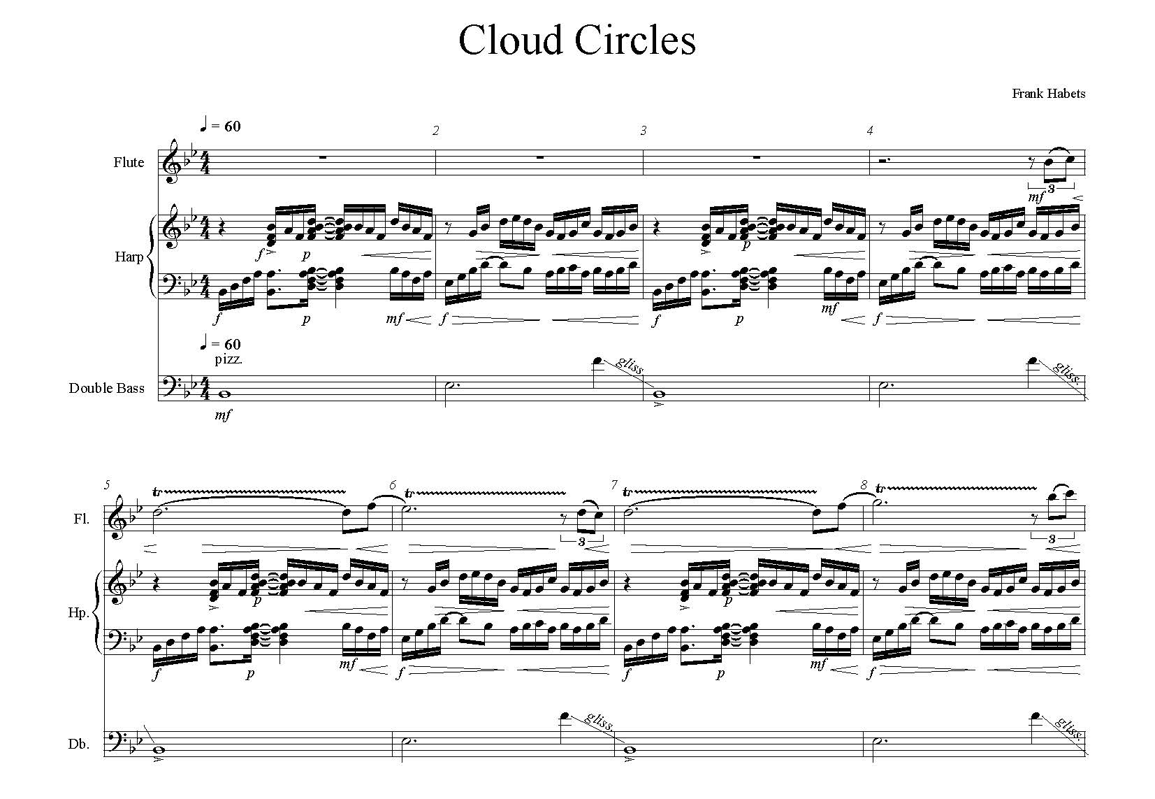 Cloud Circles(complete) - partituur